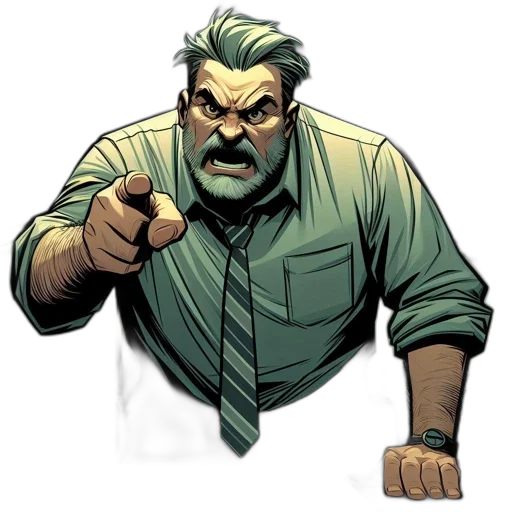 staff, comic book art, concept art, cartoon transparent PNG cut-out