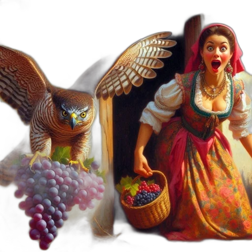 jewelry, food, oil painting, photorealistic transparent PNG cut-out