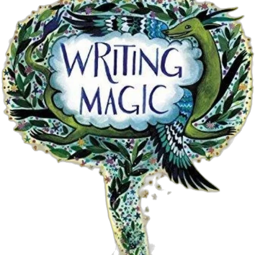 fantasy art, cover, writing, magic transparent PNG cut-out