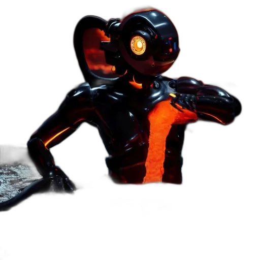 robot, creature, mask, animal transparent PNG cut-out