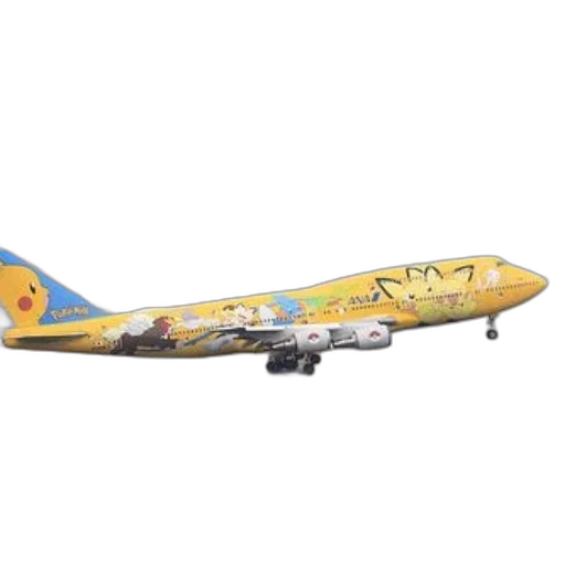 colorful, airplane, pikachu, other transparent PNG cut-out
