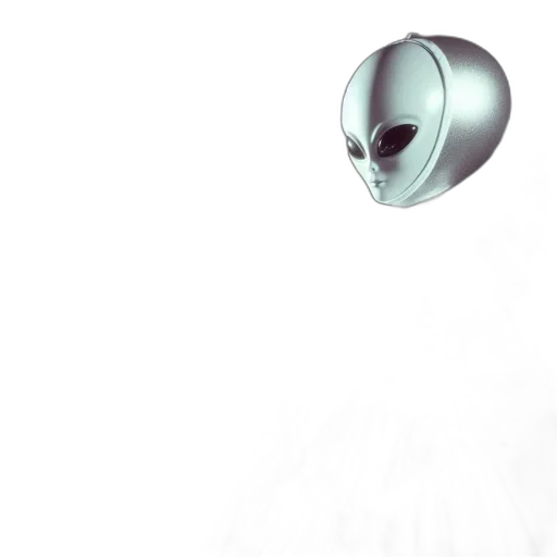 robot, mask, staff, creature transparent PNG cut-out