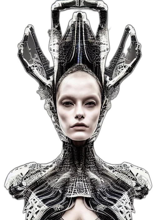 robot, face, crown, creature transparent PNG cut-out