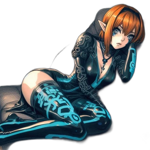 dress, robot, jacket, weapon transparent PNG cut-out
