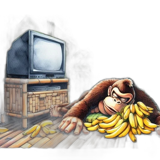 animal, food, concept art, pixel art transparent PNG cut-out