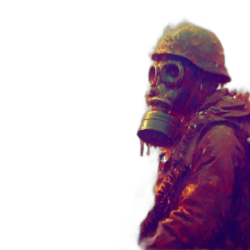 mask, jacket, face, creature transparent PNG cut-out