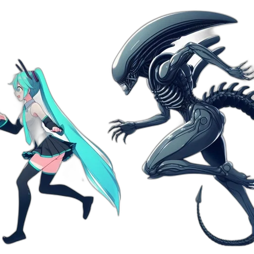 creature, concept art, fantasy art, pixel art transparent PNG cut-out