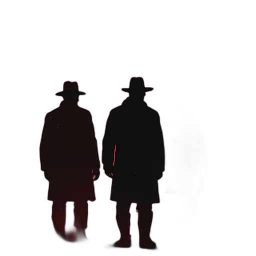 hat, jacket, mask, staff transparent PNG cut-out