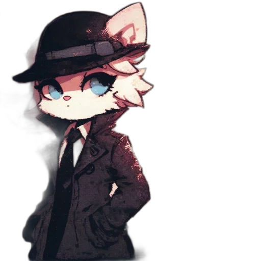 hat, jacket, staff, animal transparent PNG cut-out