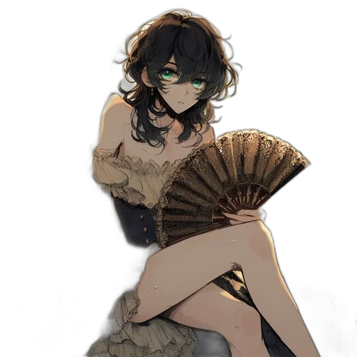 dress, umbrella, mask, weapon transparent PNG cut-out