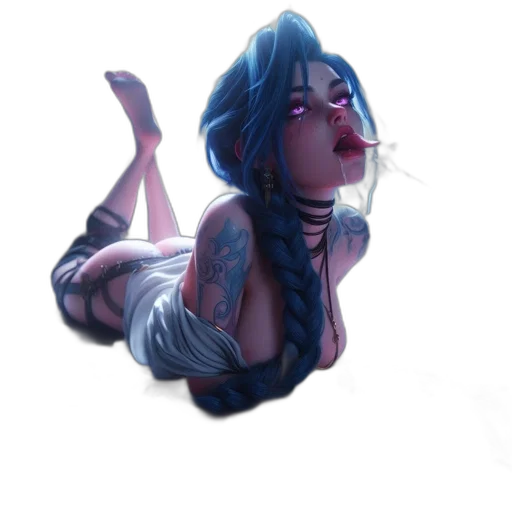 dress, jewelry, face, creature transparent PNG cut-out
