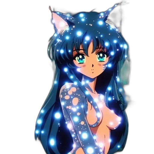 dress, staff, anime, pixel art transparent PNG cut-out
