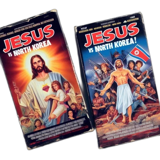 two, vhs, tapes, labeled transparent PNG cut-out
