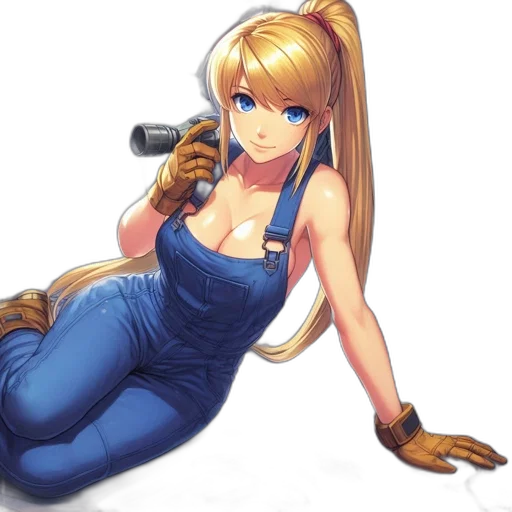 weapon, dress, staff, hair transparent PNG cut-out