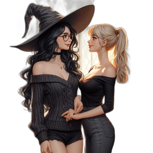 hat, dress, fantasy art, concept art transparent PNG cut-out