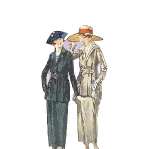 hat, jacket, dress, staff transparent PNG cut-out