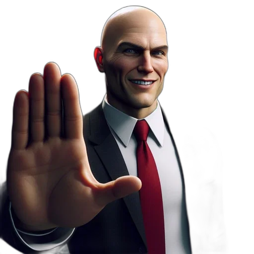 face, mask, jacket, staff transparent PNG cut-out