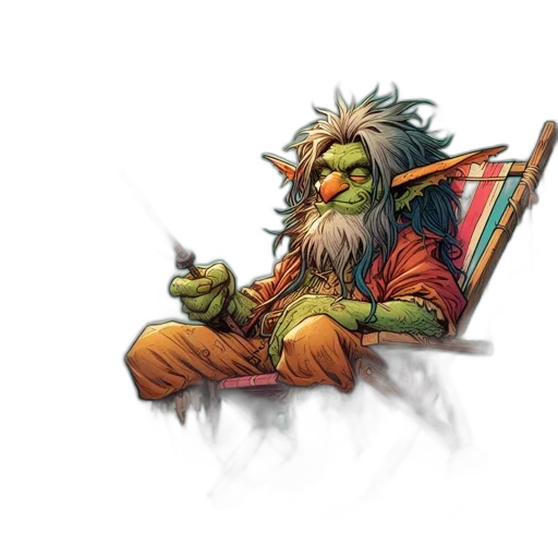 staff, fantasy art, concept art, comic book art transparent PNG cut-out