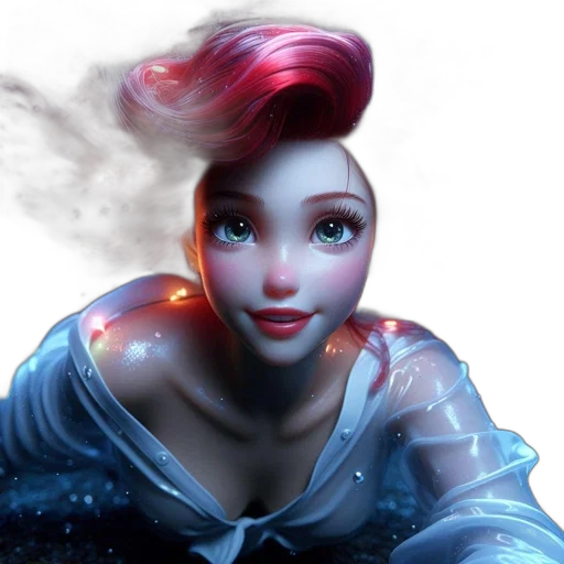 face, robot, crown, dress transparent PNG cut-out