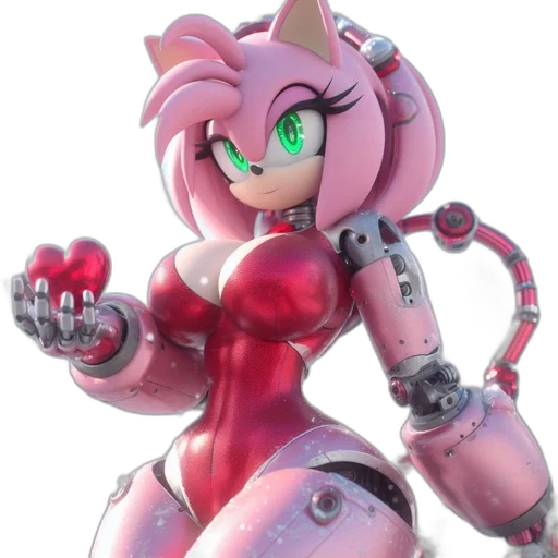 robot, weapon, concept art, 3d render transparent PNG cut-out