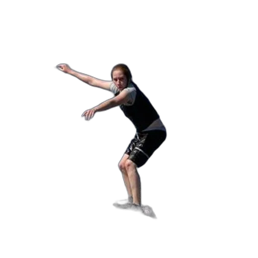 staff, 3d render, person, black transparent PNG cut-out