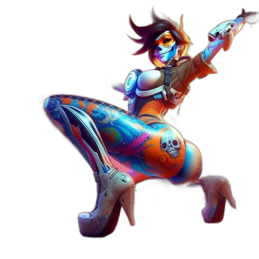 weapon, staff, robot, concept art transparent PNG cut-out