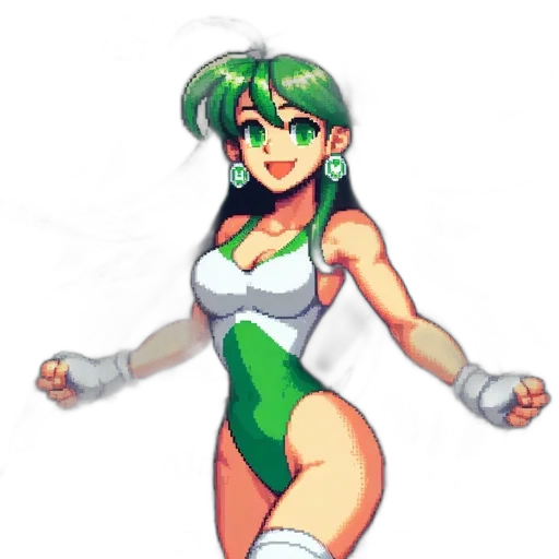 dress, robot, weapon, staff transparent PNG cut-out