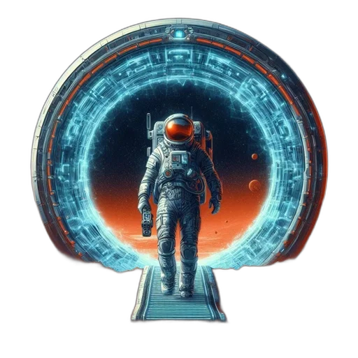 robot, concept art, pixel art, 3d render transparent PNG cut-out