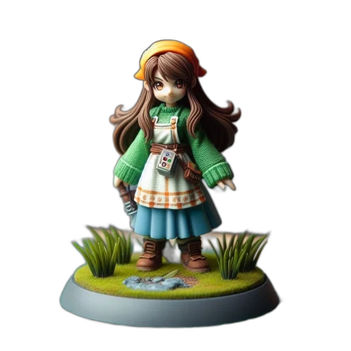 staff, 3d render, concept art, pixel art transparent PNG cut-out