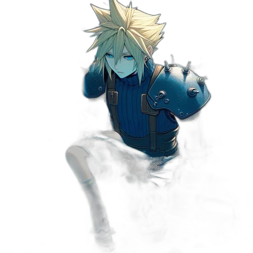 mask, creature, jacket, weapon transparent PNG cut-out