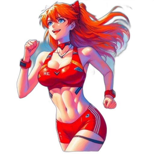 dress, robot, anime, pixel art transparent PNG cut-out