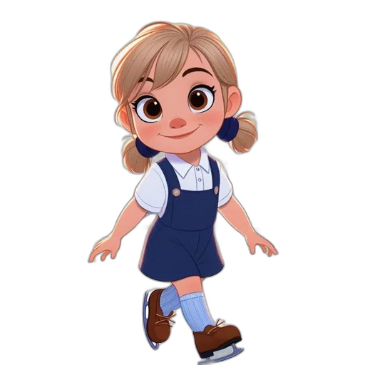 staff, dress, face, cartoon transparent PNG cut-out
