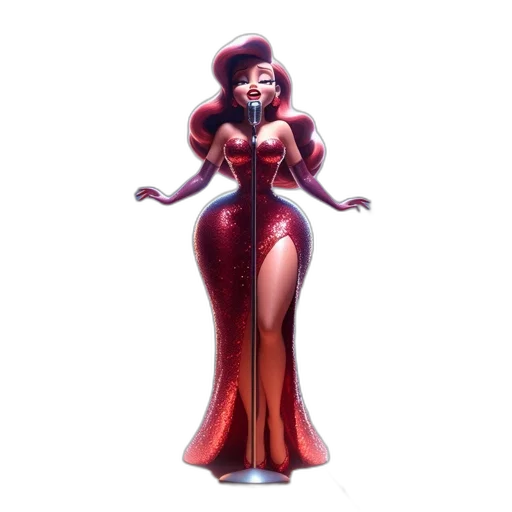 dress, crown, 3d render, concept art transparent PNG cut-out