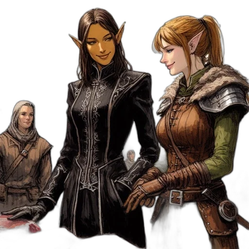 concept art, fantasy art, pixel art, comic book art transparent PNG cut-out