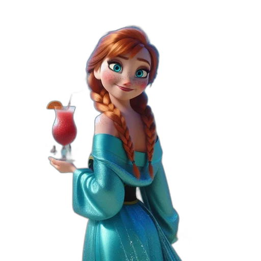 dress, staff, jewelry, crown transparent PNG cut-out