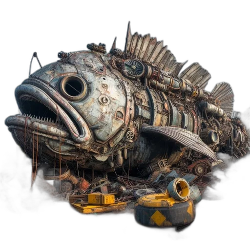 weapon, creature, animal, robot transparent PNG cut-out