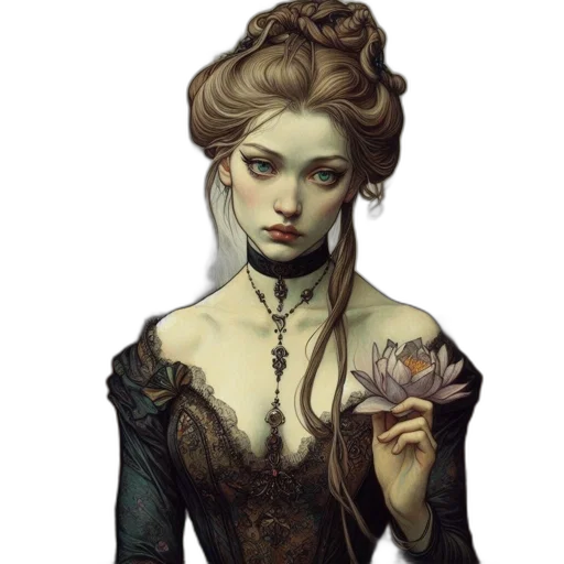 jewelry, dress, crown, face transparent PNG cut-out