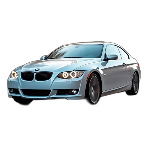 car, photorealistic, 3d render, 2007 transparent PNG cut-out