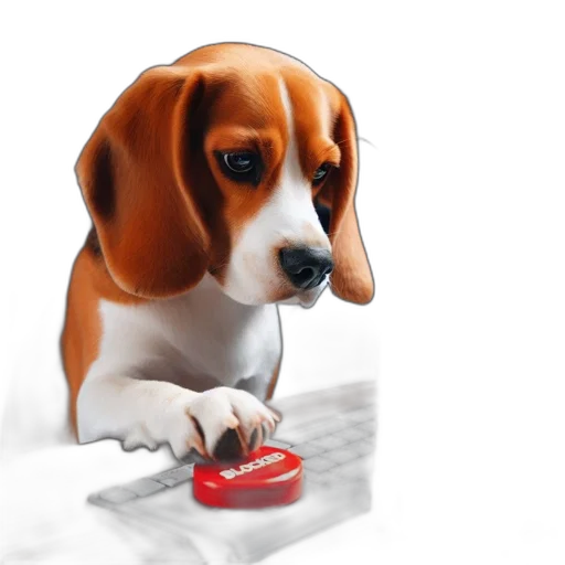 staff, animal, photorealistic, 3d render transparent PNG cut-out