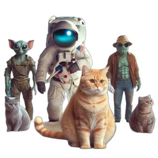 robot, animal, staff, concept art transparent PNG cut-out
