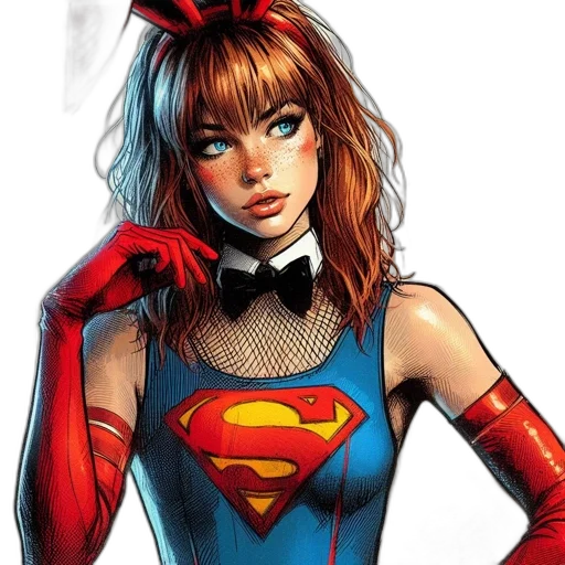 comic book art, concept art, cartoon, fantasy art transparent PNG cut-out