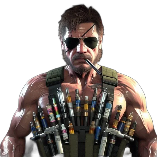 weapon, concept art, cyberpunk, 3d render transparent PNG cut-out
