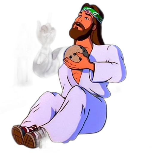 concept art, pixel art, vaporwave, cartoon transparent PNG cut-out
