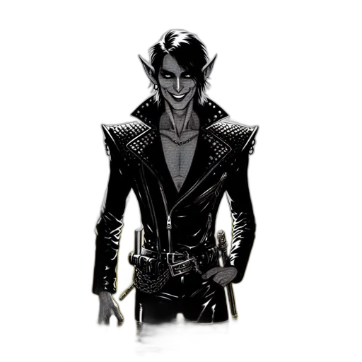 jacket, staff, sword, concept art transparent PNG cut-out