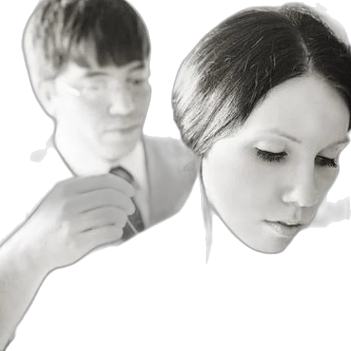 staff, photorealistic, 3d render, black-and-white transparent PNG cut-out