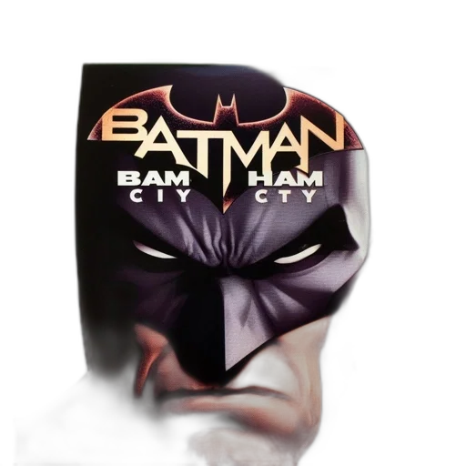 mask, comic book art, concept art, 3d render transparent PNG cut-out