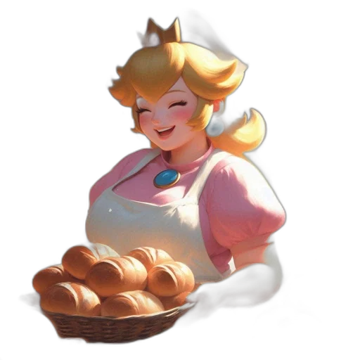 crown, food, concept art, pixel art transparent PNG cut-out