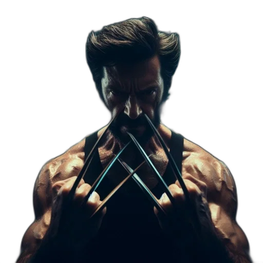 face, hair, weapon, sword transparent PNG cut-out