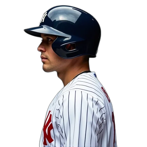 photorealistic, yankee, baseball, player transparent PNG cut-out