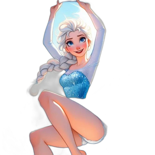 dress, concept art, cartoon, 3d render transparent PNG cut-out